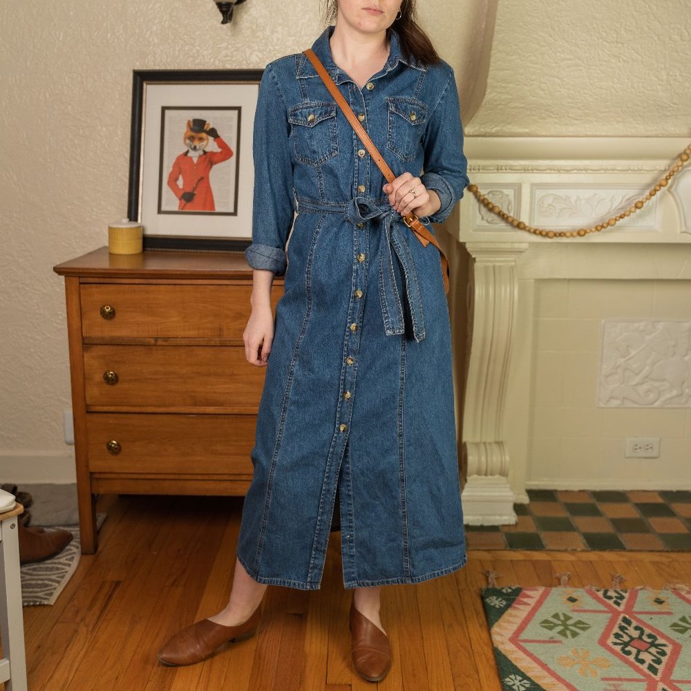 Vintage Denim Dress